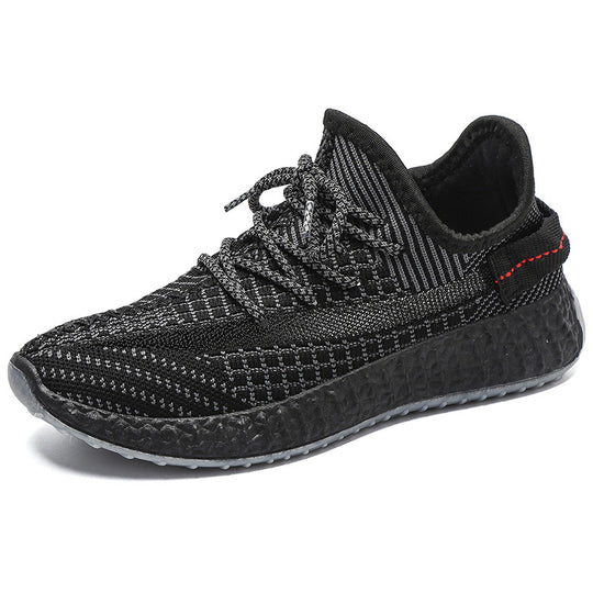 Damen atmungsaktive Sneakers mit flexiblem Obermaterial und dämpfender Sohle EB
