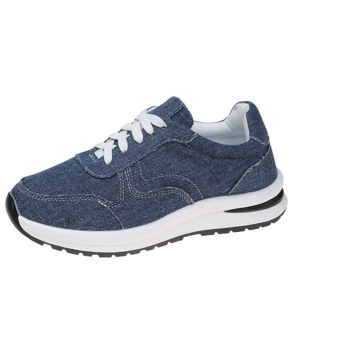 Damen Sneaker aus Denim mit dämpfender Sohle EB