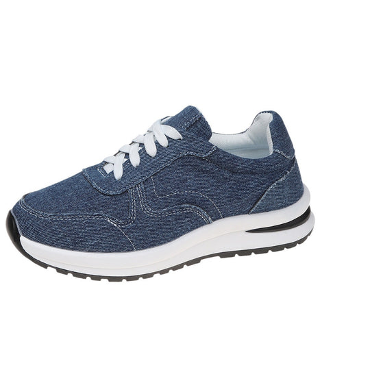 Damen Sneaker aus Denim mit dämpfender Sohle EB