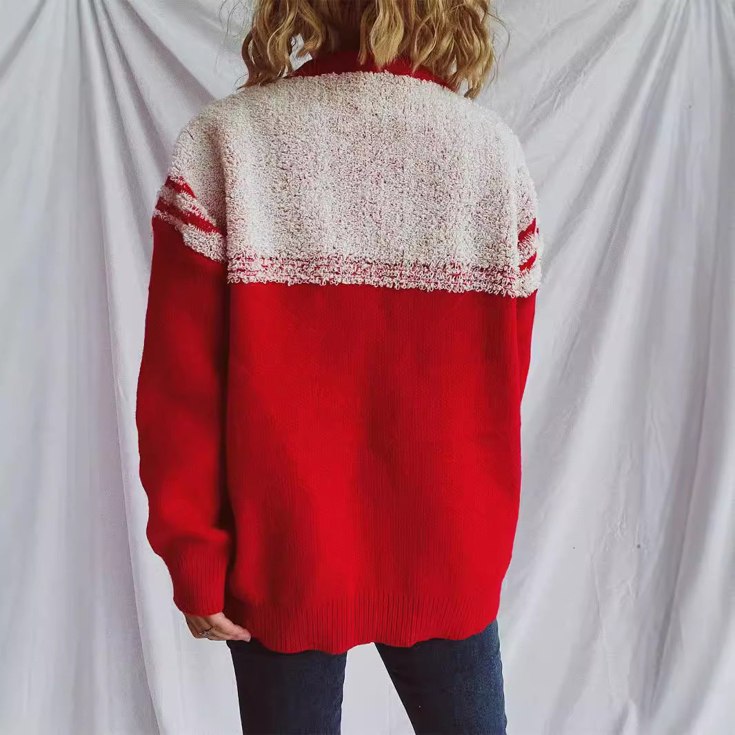 Damen Strickpullover mit festlichem Design und weichem Material EB