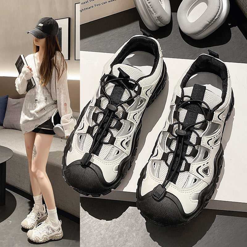 Damen Sportliche Outdoor-Sneaker mit atmungsaktivem Obermaterial und rutschfester Sohle EB