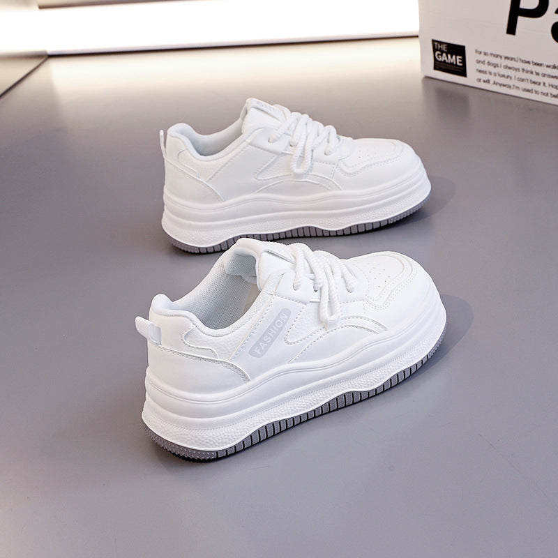 Damen Sportliche Chunky Sneakers mit luftdurchlässigem Obermaterial und stoßdämpfendem Design EB