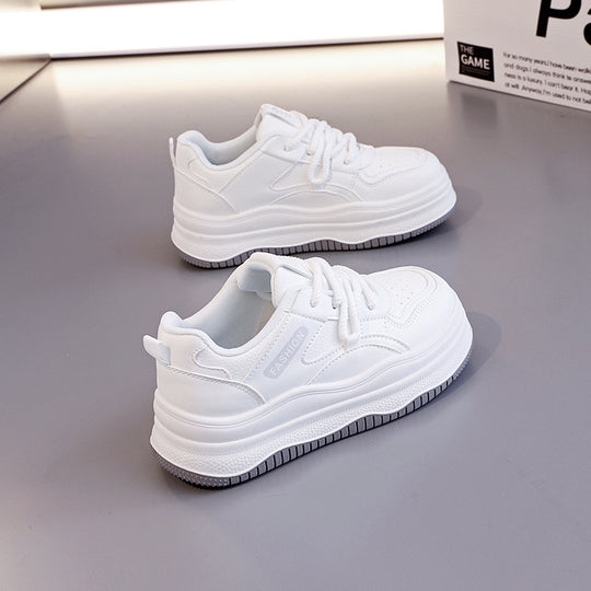 Damen Sportliche Chunky Sneakers mit luftdurchlässigem Obermaterial und stoßdämpfendem Design EB