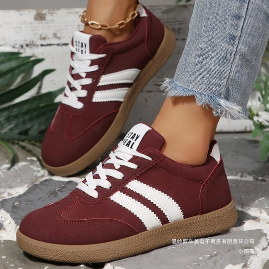 Damen Sportliche Retro Sneakers EB