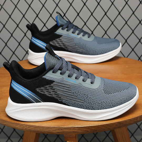 Damen Atmungsaktive Laufschuhe mit flexiblem Mesh-Obermaterial und stoßdämpfender Sohle EB