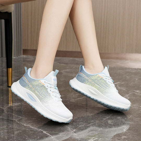 Damen Atmungsaktive Freizeit Sneakers mit flexibler Sohle und stoßdämpfendem Design EB