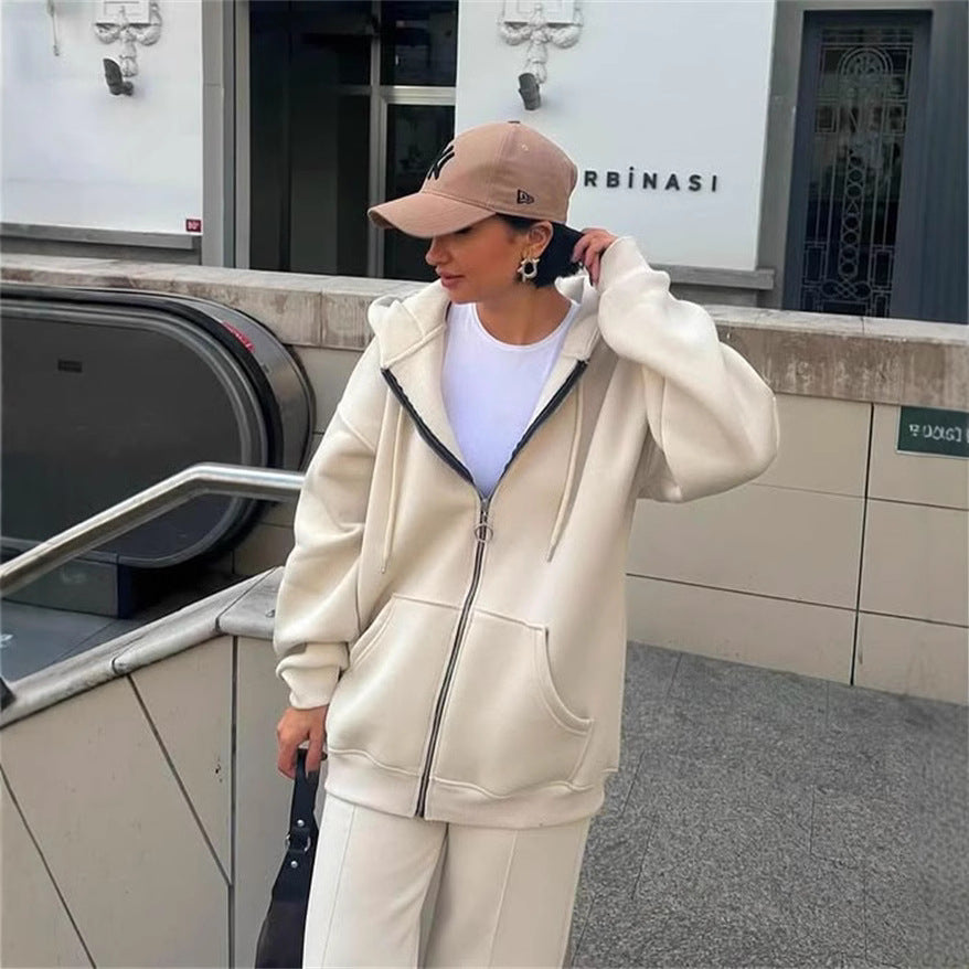 Damen Hoodie und Jogginghose mit weitem Schnitt EB