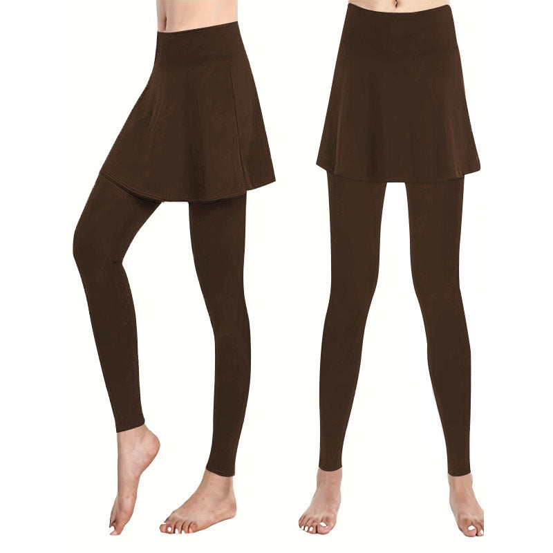 Damen Leggings mit integrierter Skirtschnitt EB