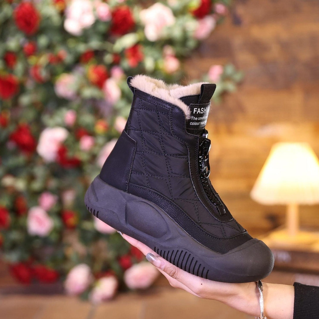 Damen Winterboots mit weichem Futter und rutschfester Sohle EB