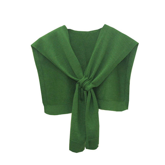 Damen modische Strickschal mit knoten Detail EB