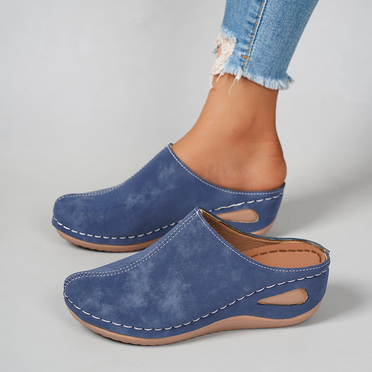 Damen Mules mit ergonomischem Fußbett und modischem Schnitt EB