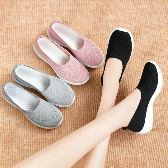 Damen Bequeme und atmungsaktive Slip-On Sneakers EB