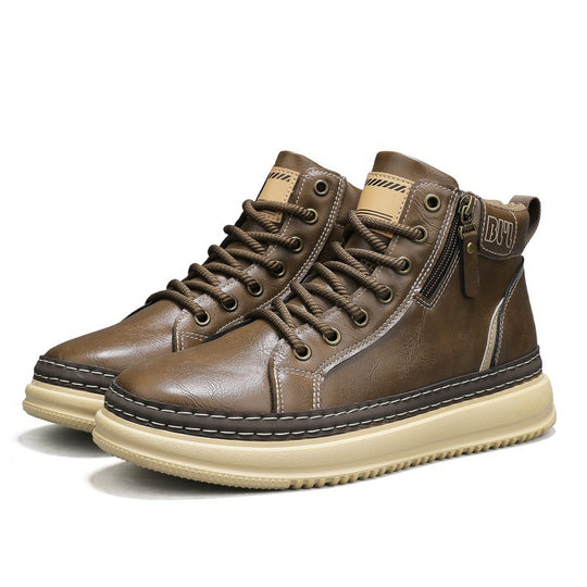Herren Robuste Schnürboots mit isolierter Fütterung und rutschfester Sohle EB