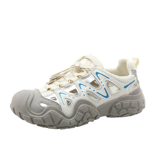 Damen Sportliche Freizeitschuhe mit atmungsaktiver Mesh-Oberfläche und rutschfester Sohle EB
