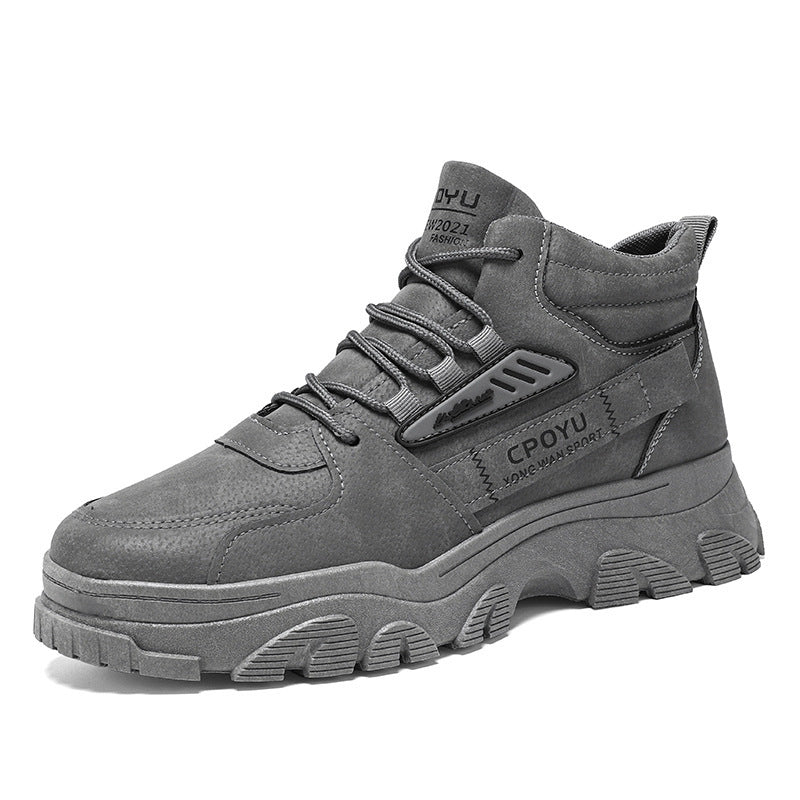 Damen Sportliche High-Top Sneakers mit strapazierfähigem Obermaterial EB