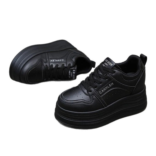 Damen Sportliche Plateau Sneakers EB