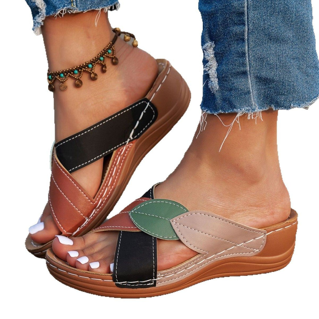 Damen Riemensandalen mit hochwertigem Leder und komfortablem Fußbett EB
