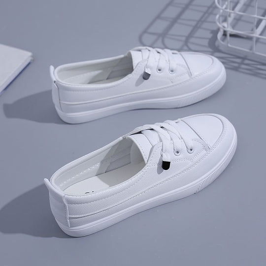 Weiße LowTop Sneakers Damen Ella EB