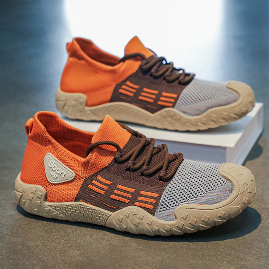 Damen Sportliche Sneakers mit atmungsaktivem Obermaterial und rutschfester Sohle EB
