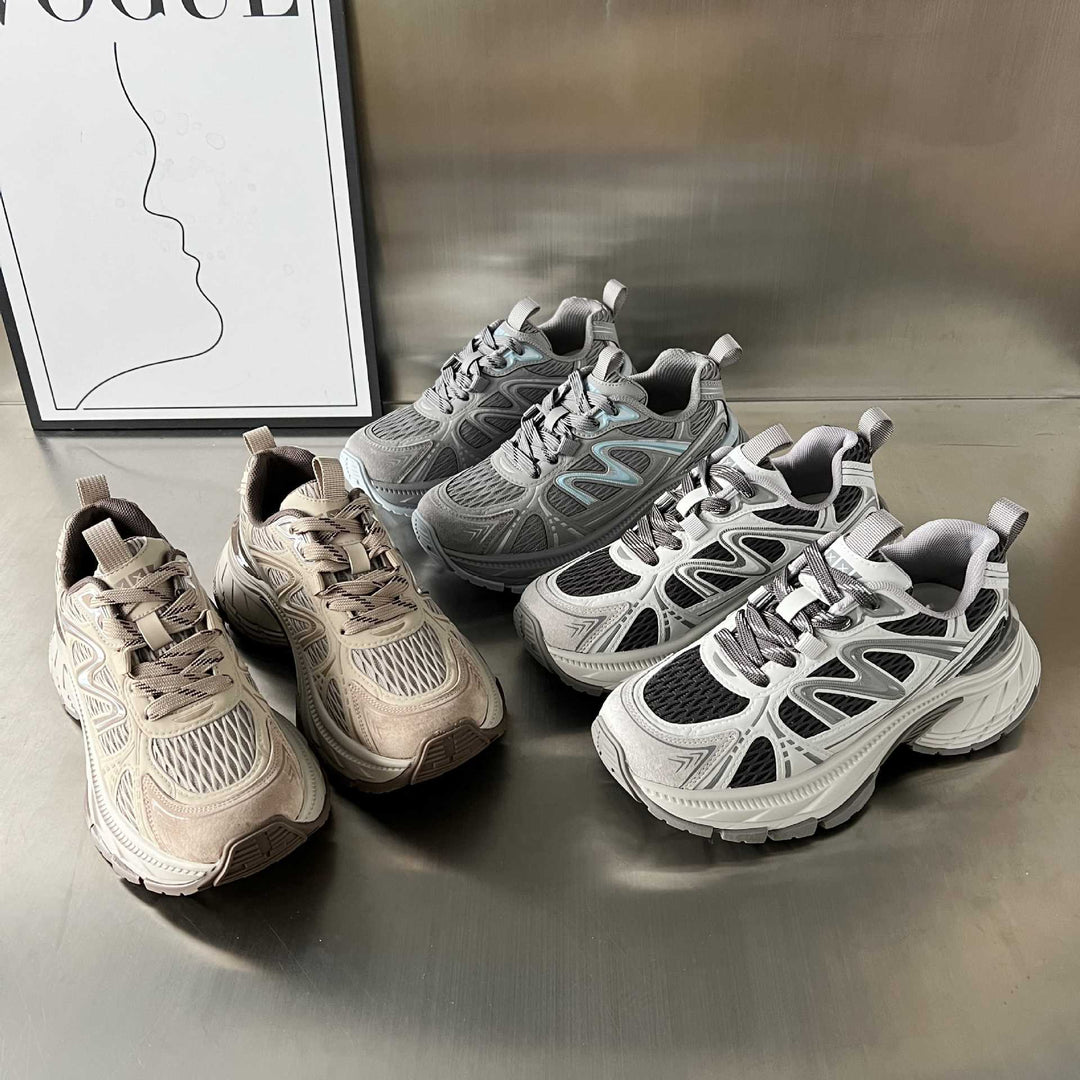 Damen Sportlich-dynamische Sneakers mit atmungsaktivem Obermaterial und ergonomischer Dämpfungstechnologie EB