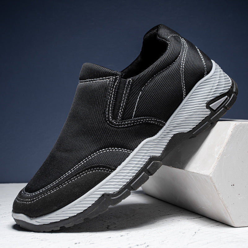 Damen Komfortable Slip-On Sneakers mit atmungsaktiver Struktur EB