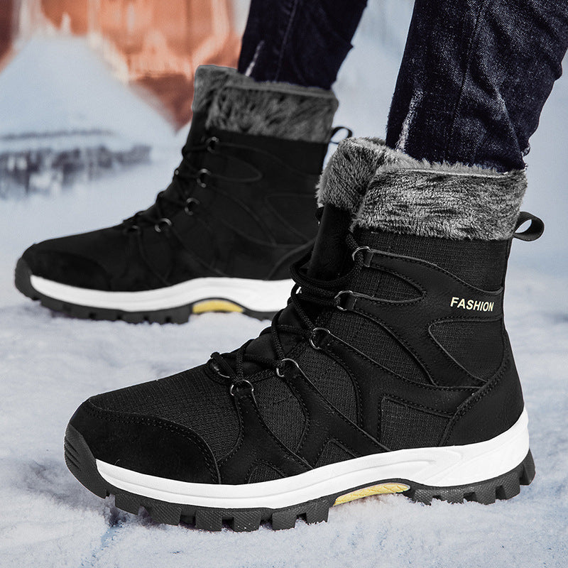 Damen warme Winterstiefel mit rutschfester Sohle und isolierendem Innenfutter EB