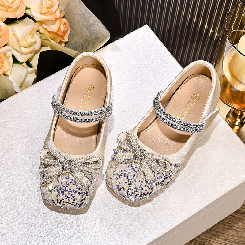Damen Glitzernde Ballettschuhe EB