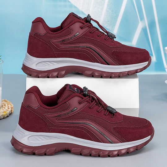 Damen Sportliche Laufschuhe mit atmungsaktivem Obermaterial und stoßdämpfender Sohle EB
