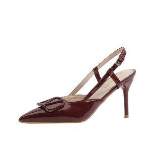 Damen Pumps mit eleganter Schnallen-Applikation EB