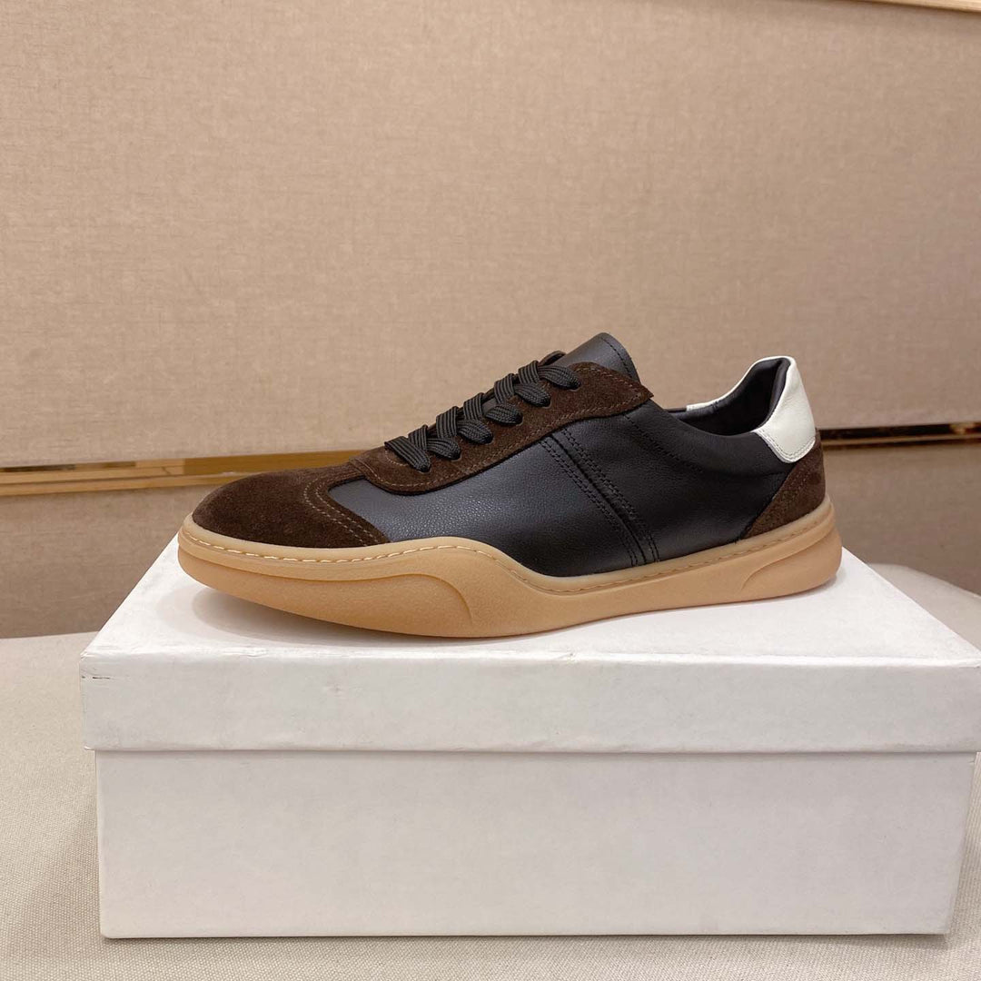 Damen Sneakers mit edlem Wildleder- und Lederdesign EB