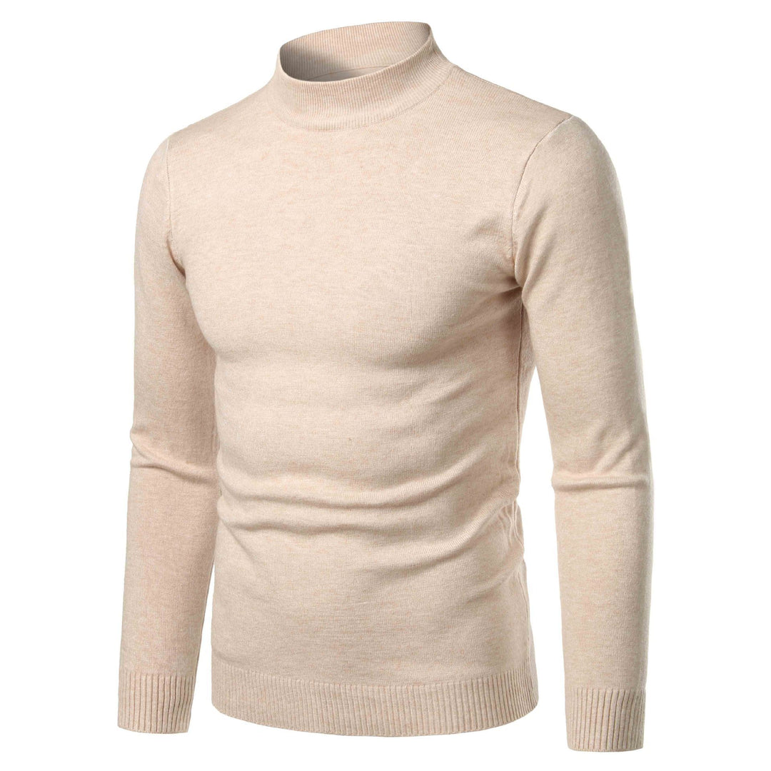 Herren warme Rollkragenpullover aus feinem Strickmaterial EB