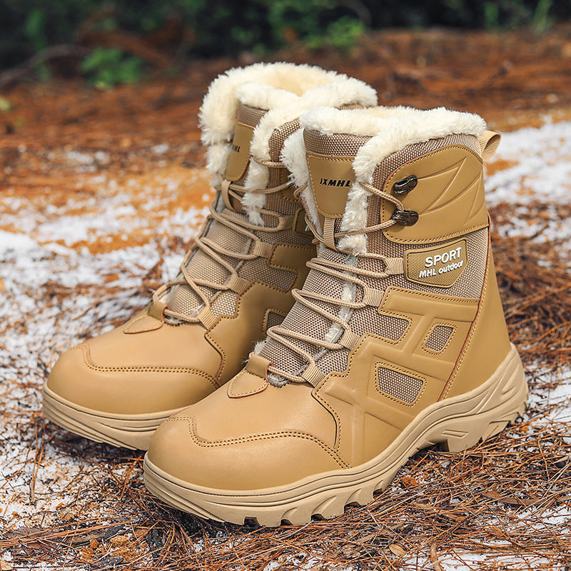 Damen wasserdichte Winterstiefel mit isolierendem Innenfutter und rutschfester Sohle EB