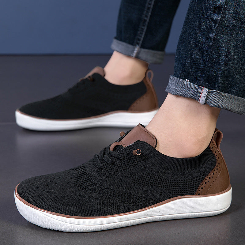Damen Atmungsaktive Sneakers mit elastischem Schnellschnürsystem und gepolsterter Sohle EB