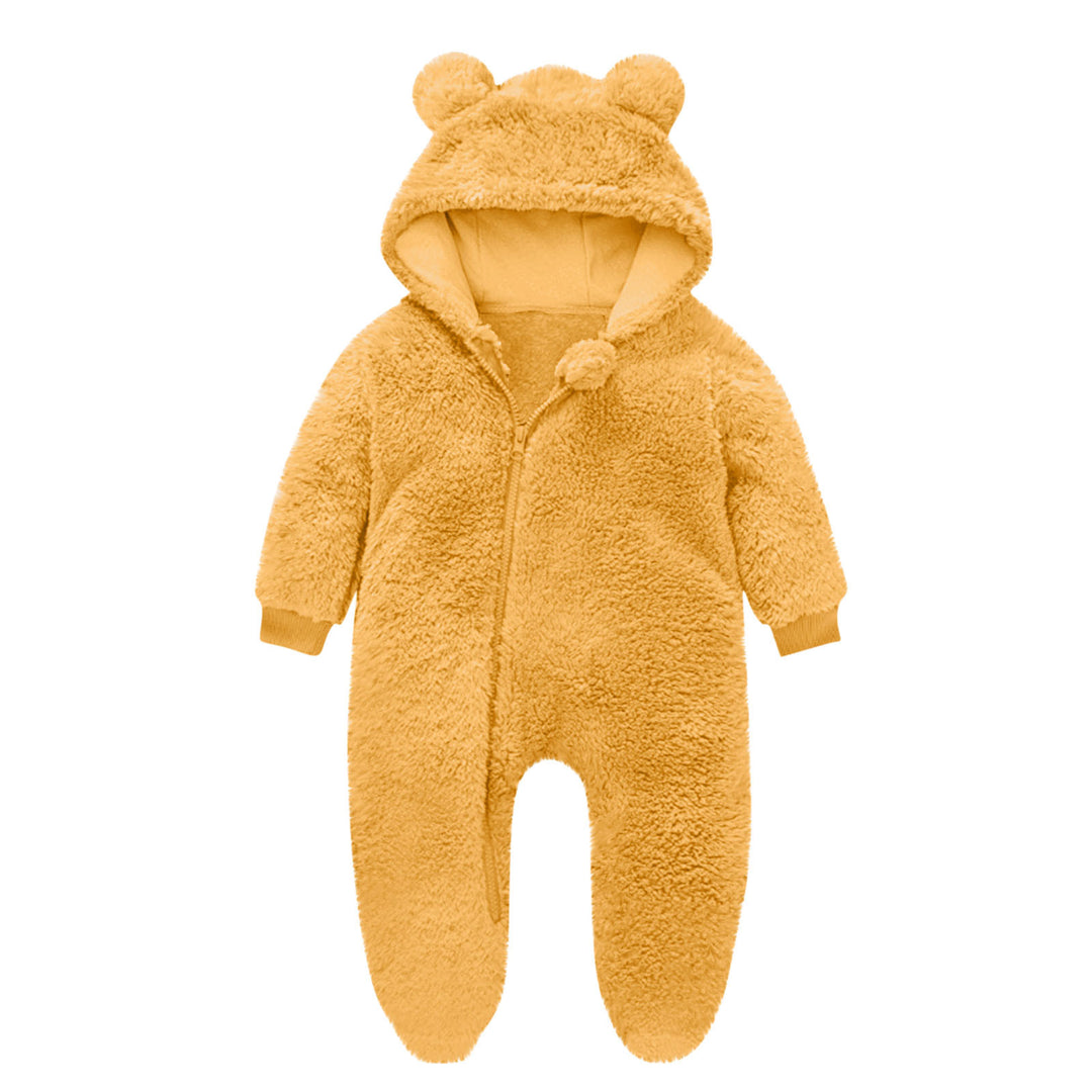 Kleinkind Fleece Overall mit Bärenohren EB