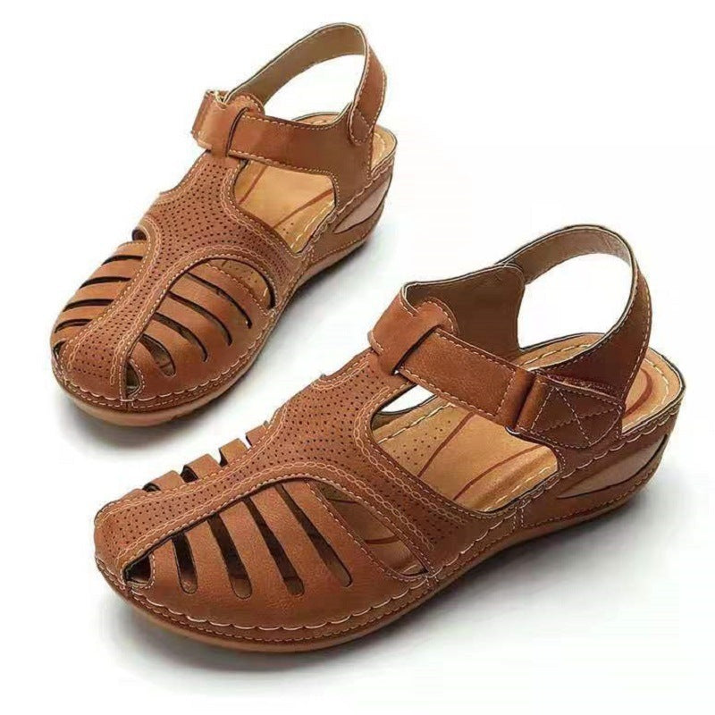 Damen Sandalen mit verstellbarem Riemendesign und atmungsaktivem Obermaterial EB