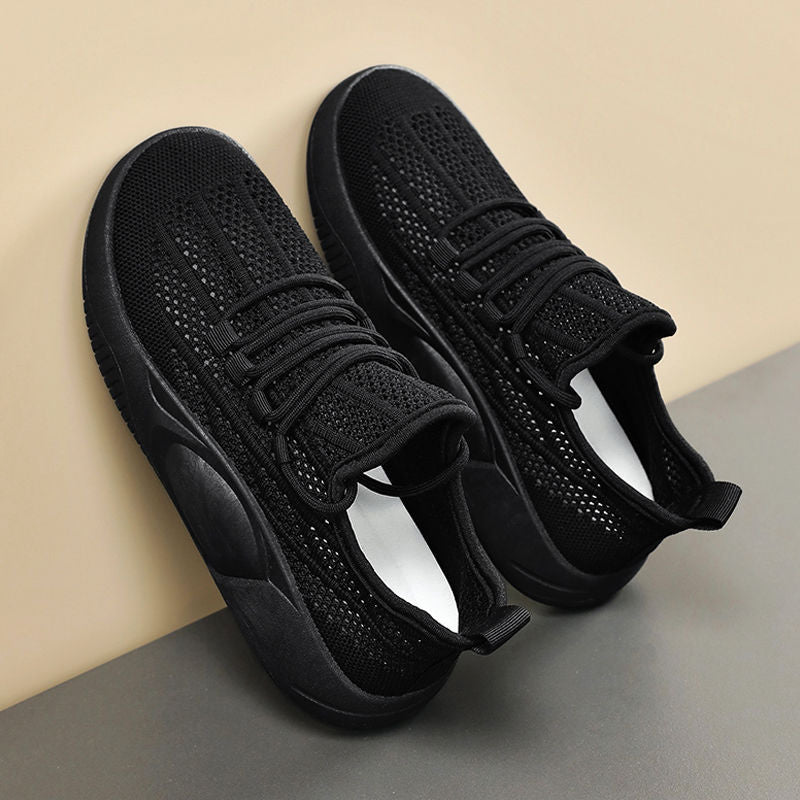 Damen Sportliche Sneakers mit atmungsaktiver Mesh-Oberfläche und dämpfendem Sohlenprofil EB
