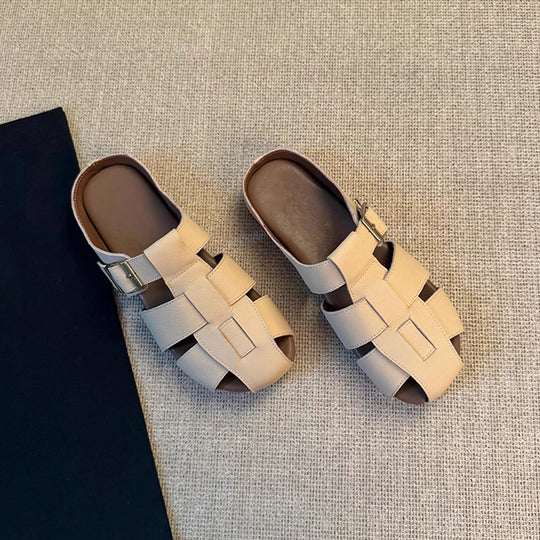 Damen Komfortable Sandalen mit modischen Riemendesign EB
