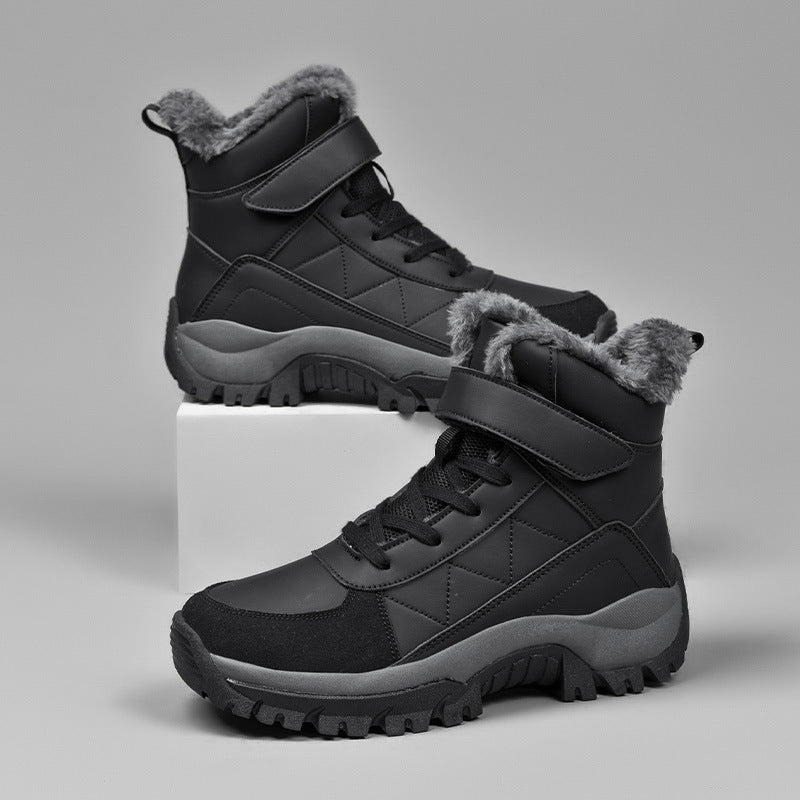 Damen Winterboots mit warmem Kunstfellfutter und rutschfester Sohle EB