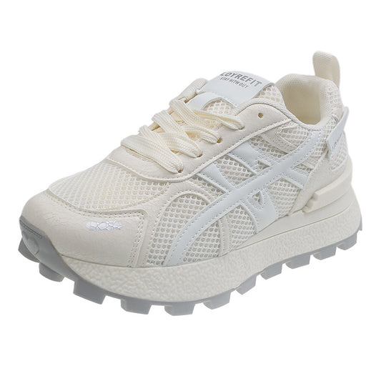Damen Sportliche Lauf-Sneaker mit atmungsaktivem Mesh-Obermaterial und rutschfester Sohle EB