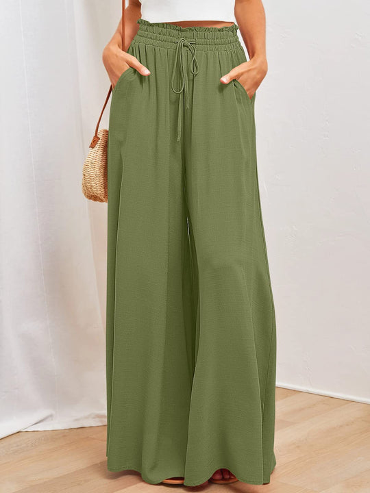 EB | Hose mit weitem Bein und elastischer Taille