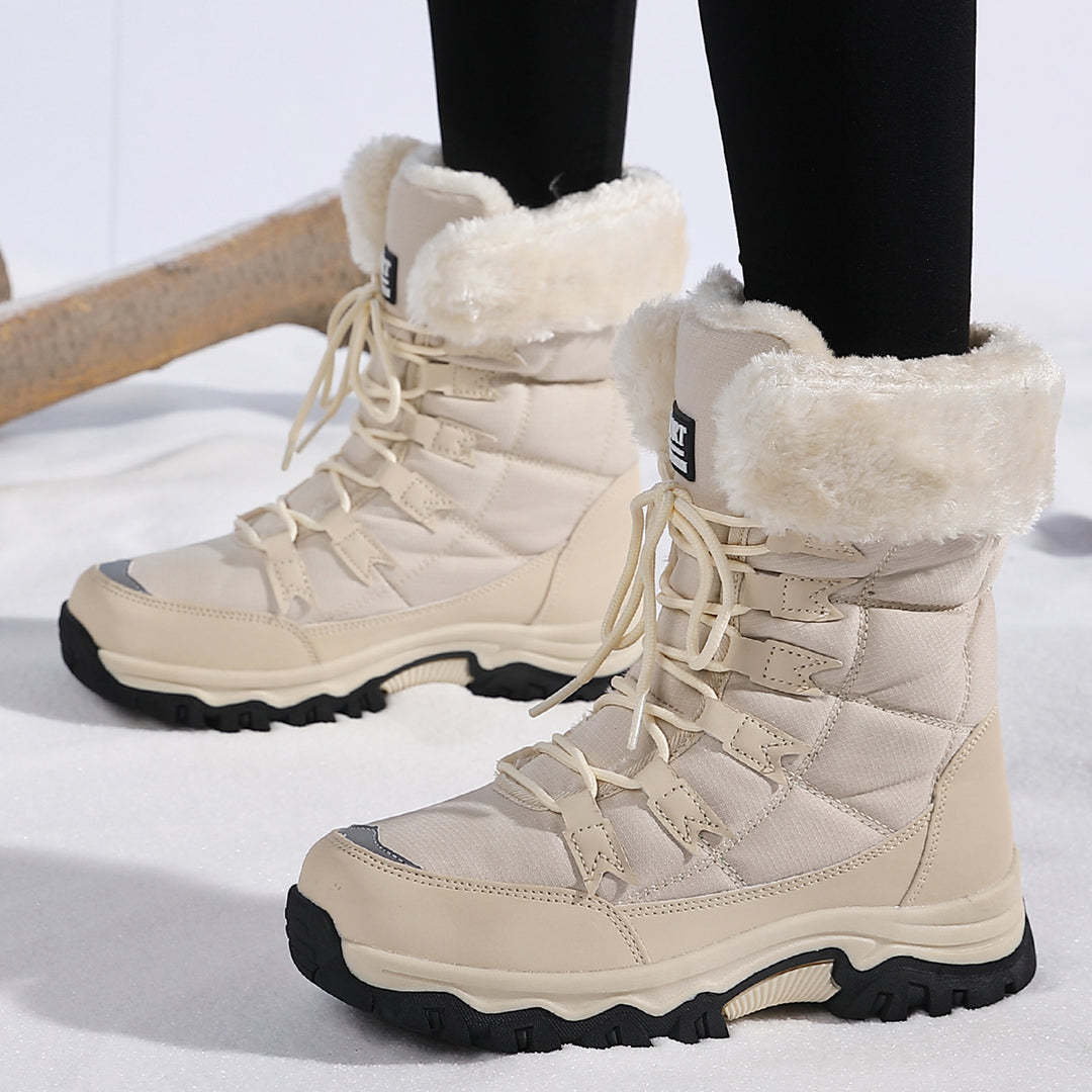 Damen Thermo-Winterstiefel mit isolierendem Innenfutter und rutschfester Sohle EB