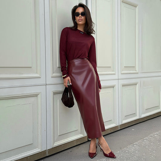 Damen Eleganter rock mit figurbetontem Schnitt EB