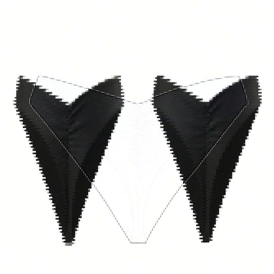 Damen Bikini-Höschen mit seitlichen Rüschendetails und hohem Schnitt EB