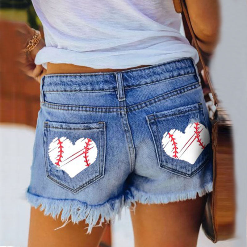 Damen Shorts im Destroyed-Design EB