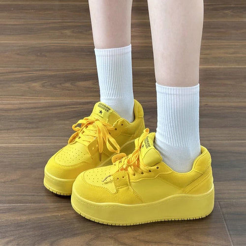 Damen Plattform Sneakers EB