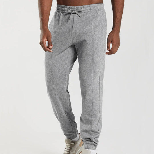 Herren sportliche Jogginghose mit elastischem Bund und seitlichen Taschen EB