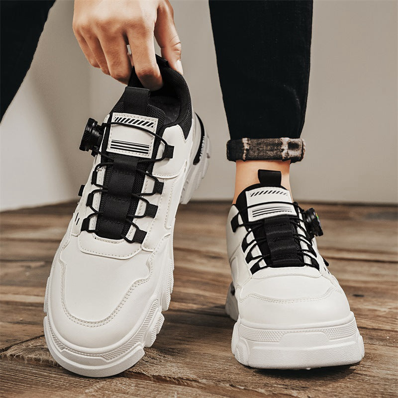 Damen Modische Sneakers mit atmungsaktiver Oberflächenstruktur und dämpfender Sohle EB