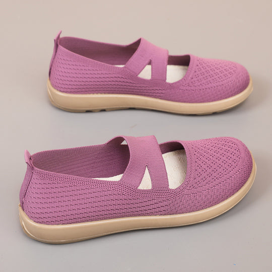 Damen Bequeme Freizeit-Sneaker mit flexiblem Obermaterial EB