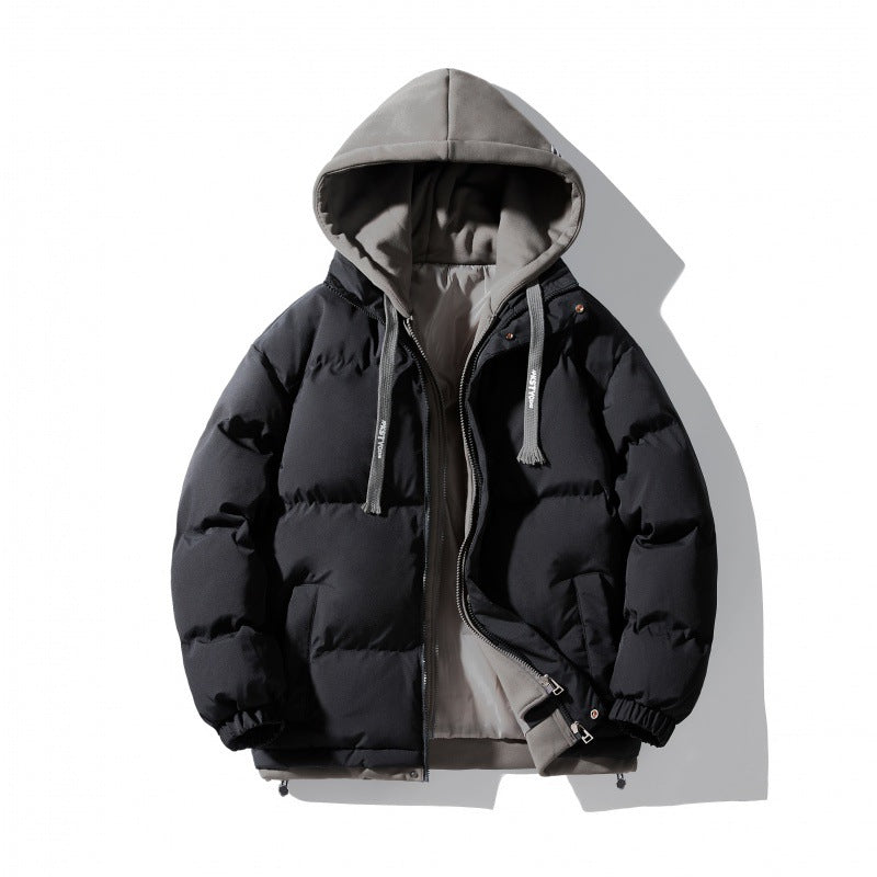 Damen modische Steppjacke mit Kapuze und wendbarem Design EB