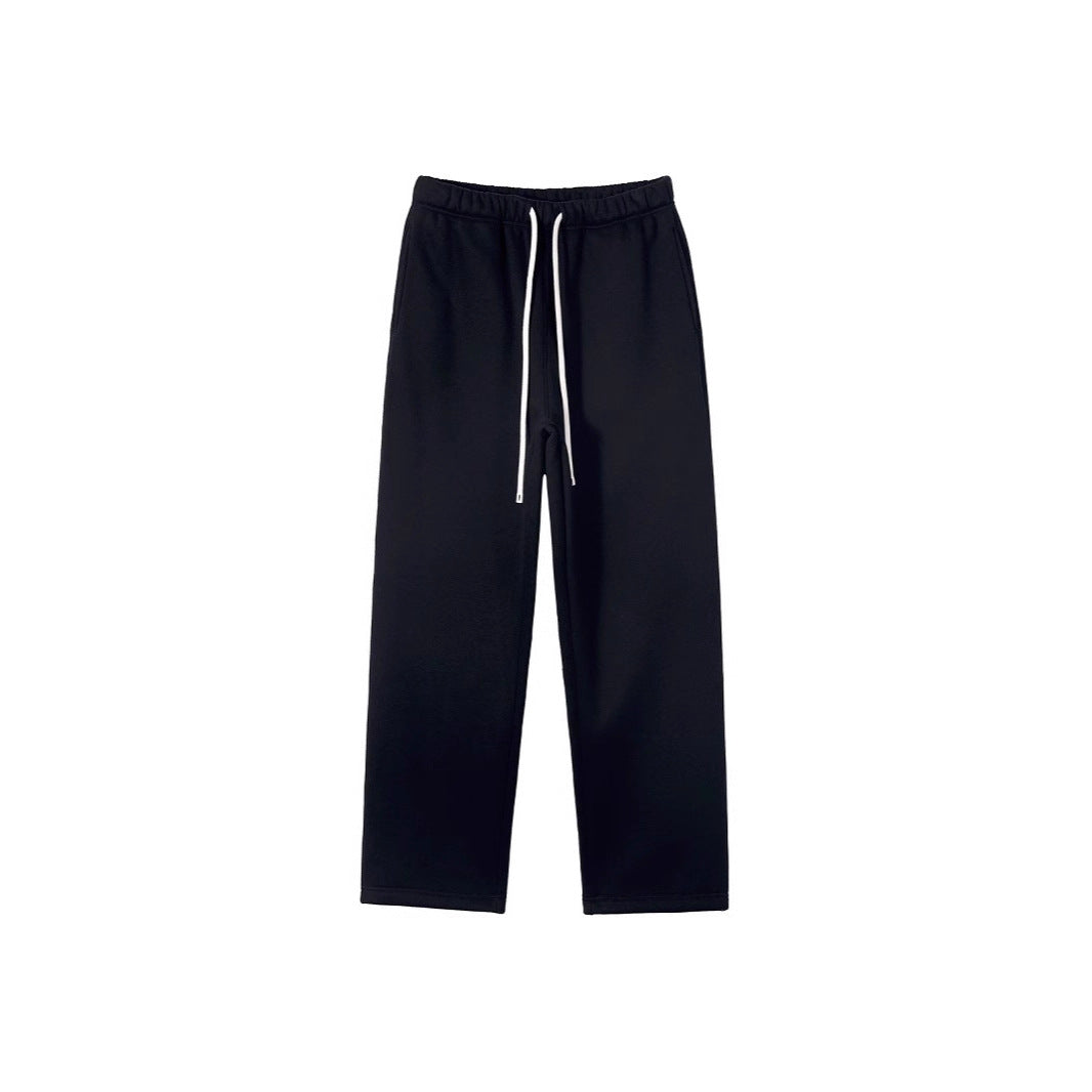 Damen nan weite Relax-Sweathose mit elastischem Komfortbund, kontrastierendem Kordelzug und geradem Bein EB